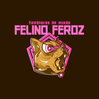 Logo Generator Featuring a Futuristic Cat Inspired by Stray 5494e