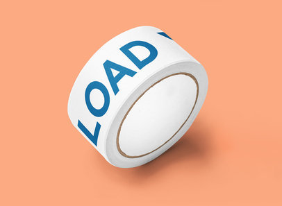 Mockup of a Branding Tape Placed on a Customizable Background m31279 r-el2