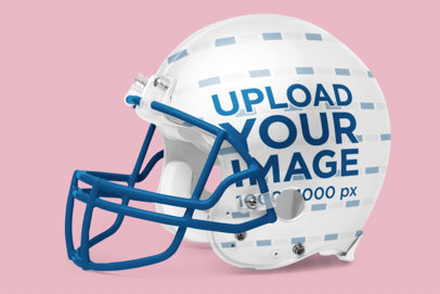 Football Helmet Mockup Featuring a Customizable Backdrop m31812 r-el2