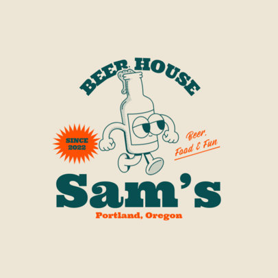 Logo Template for a Beer Bar