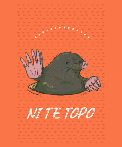 Fun T-Shirt Design Generator Featuring a Mexican Slang