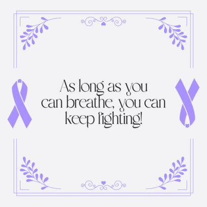 Quote Instagram Post Generator for World Cancer Day