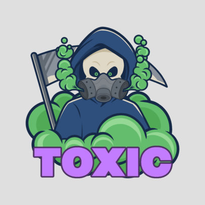 Twitch Emote Template Featuring a Fun Toxic Grim Reaper 5310c