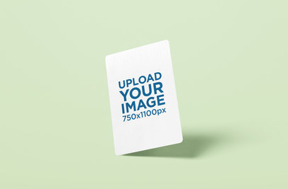 Mockup of a Playing Card Placed in a Minimalist Setting 5752 el1