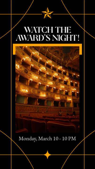 Instagram Story Maker to Promote an Award's Night Event
