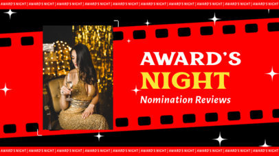 Review-Themed YouTube Thumbnail Creator for an Award's Night