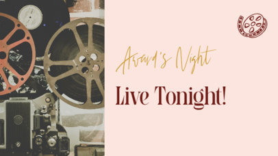 Livestream YouTube Thumbnail Maker for an Award's Night Show