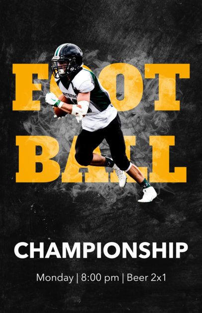 Flyer Template for Sports Events