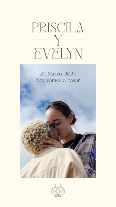 Modern Instagram Story Generator for a Wedding Event 5582a