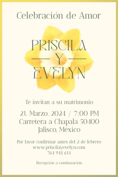 Modern Invitation Generator for a Wedding Celebration 5594a