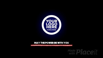Star Wars-Inspired Intro Video Maker Featuring a Powerful Quote