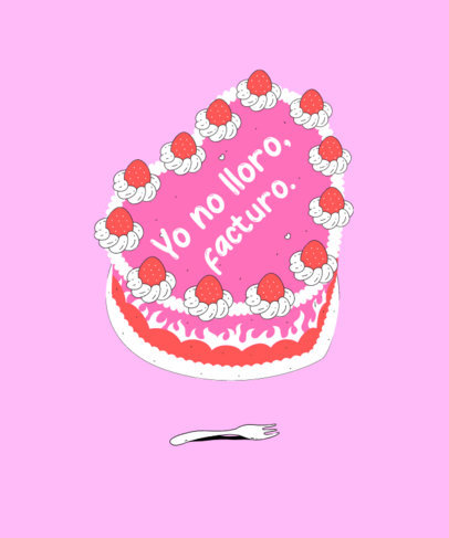 T-Shirt Design Maker Featuring a Lyric Inspired by a Popular Song