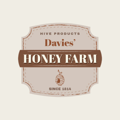 Beekeeping Logo Generator for a Hive Products Business 