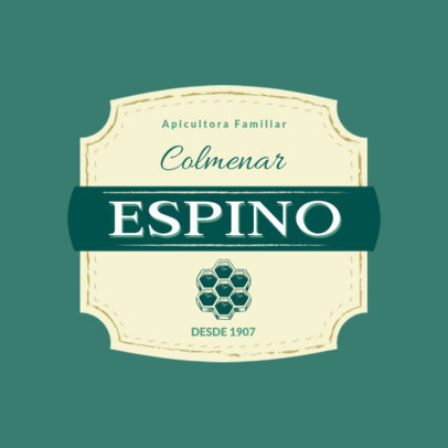 Logo Maker for a Beekeeping Farm