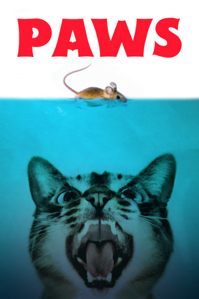Jaws-Inspired Poster Design Generator Featuring an AI-Generated Illustration