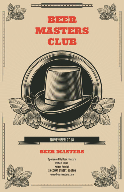 Flyer Maker to Design a Flyer for Beer Events