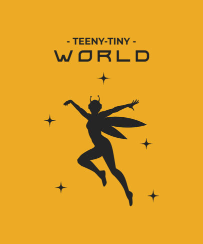 T-Shirt Design Generator Featuring a Graphic Inspired by Ant-Man and the Wasp 2168j-5374