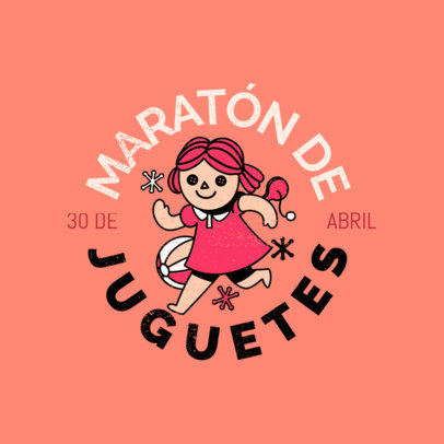 Logo Generator for a Toys Running Marathon
