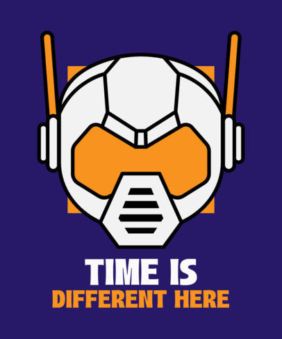 Quote T-Shirt Design Creator Featuring a Theme Inspired by Ant-Man