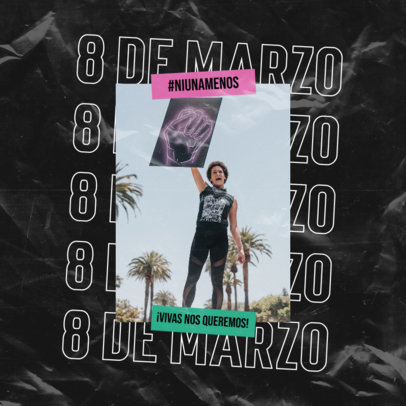 Instagram Post Template for an International Women's Day-Themed Carousel