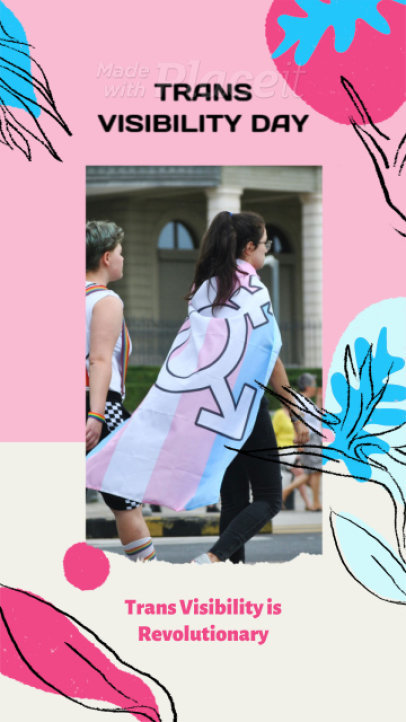 Instagram Story Video Template for Transgender Visibility Day