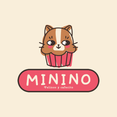 Feline Logo Creator for a Cat Coffee House