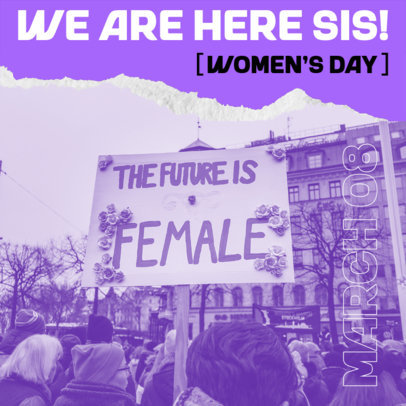 Instagram Post Maker to Commemorate Women's Day