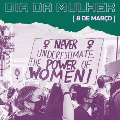 Instagram Post Generator Featuring a Carousel for International Women's Day 