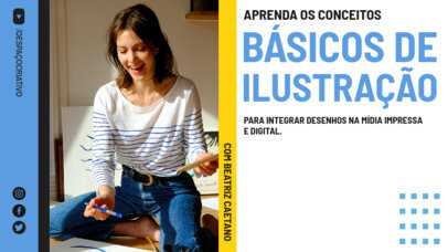 YouTube Thumbnail Generator for an Illustration Basic Video Course