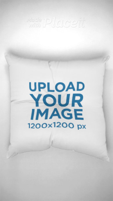Home Decor Video Featuring a Floor Pillow