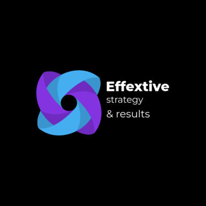 Geometric Logo Maker for a Consulting Company