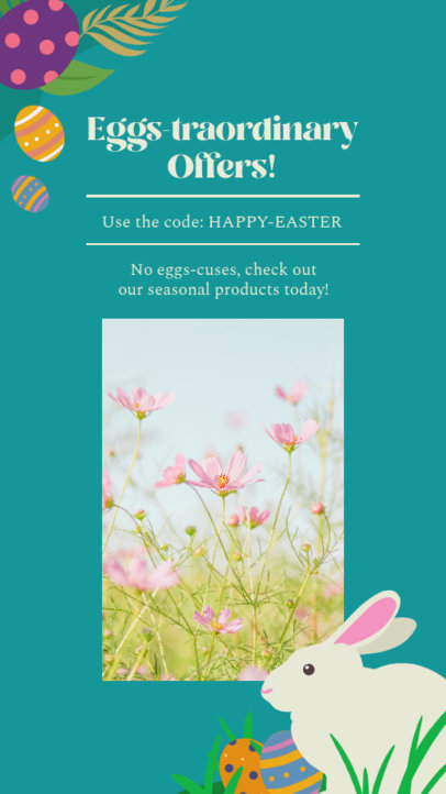 Creative Instagram Story Maker for an Easter Sale