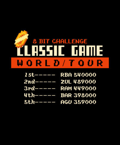 T-Shirt Design Creator Featuring a Mario Bros-Inspired Theme 5273h-5397