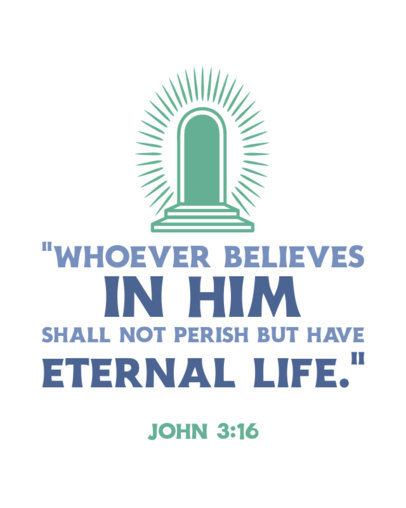 Instagram Post Generator With a Christian Verse for Easter