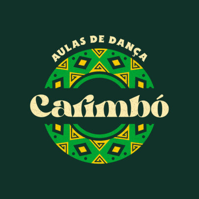 Indigenous-Themed Logo Template for a Music School