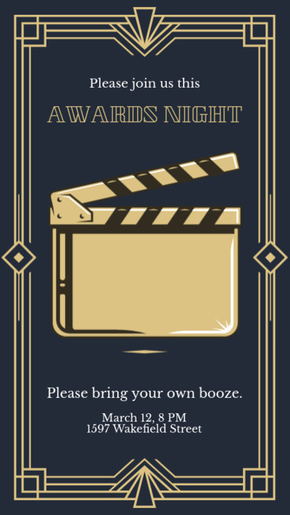 Awards Night Instagram Story Maker for a Cinema Event 