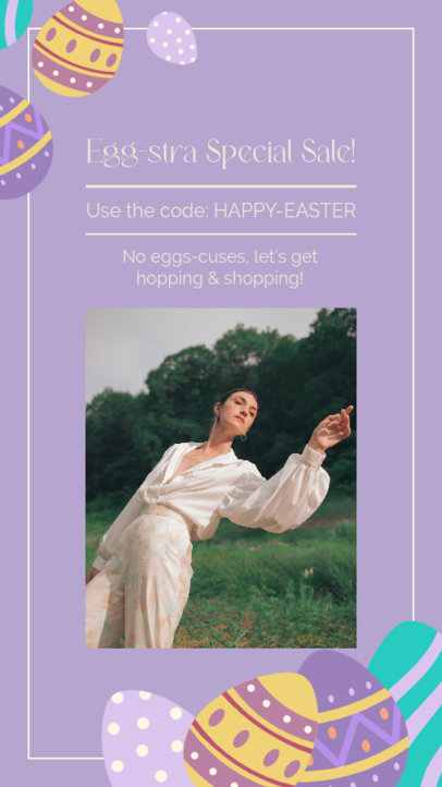 Easter Instagram Story Maker for a Holiday Special Sale