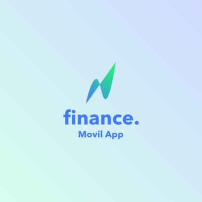 Finance Logo Maker for a Mobile App