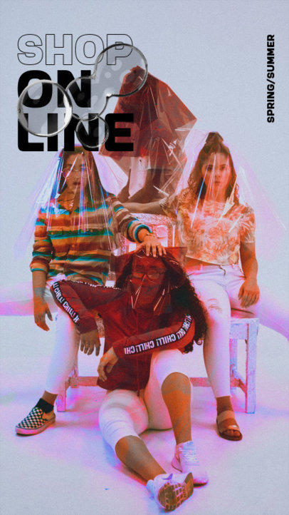 Apparel Instagram Story Template for a New Season Collection