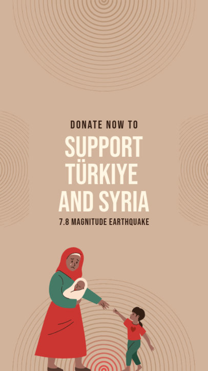 Charity Instagram Story Maker to Support Turkey and Syria Earthquake Victims 5432