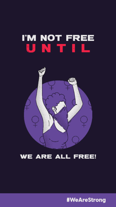 Feminist Instagram Story Maker for Women's Day