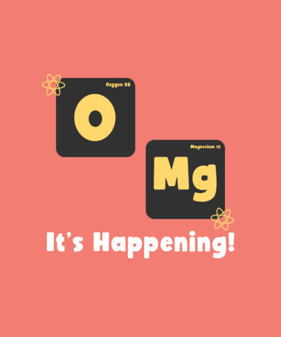 Quote T-Shirt Design Maker for a Chemistry Social Club