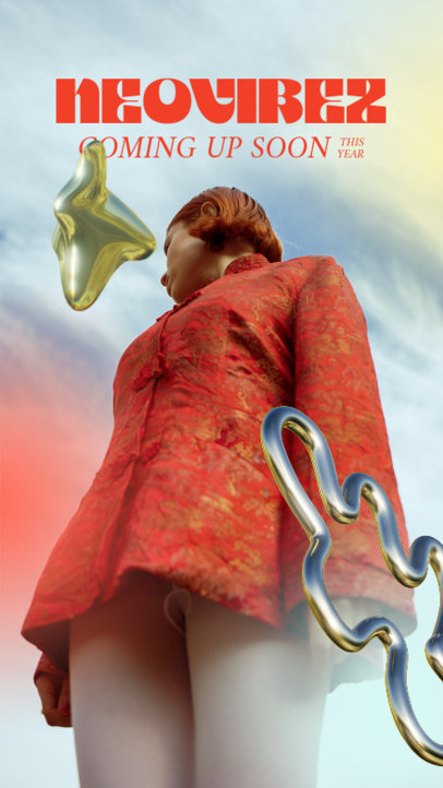 Coming Soon Instagram Story Maker for Clothing Stores 6023d-el1