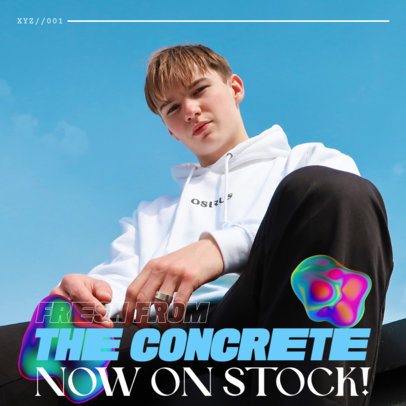 Instagram Post Template for a Collection Drop 