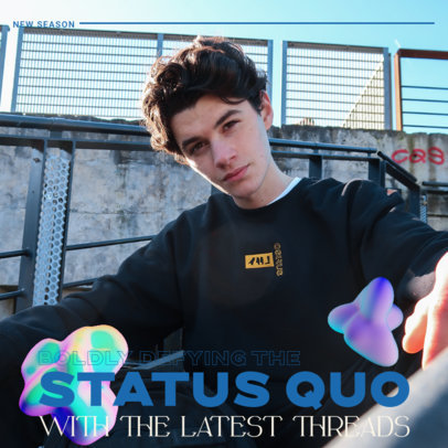 Instagram Post Template for a Store's Collection Announcement