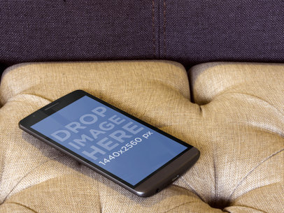 LG G3 at Fancy Upholstery Couch