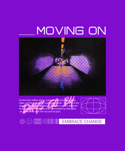 Streetwear T-Shirt Design Maker Featuring a Cool Photo