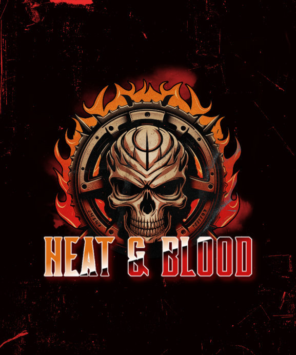 Mad Max-Inspired T-Shirt Design Creator with an AI-Generated Flaming Skull Emblem
