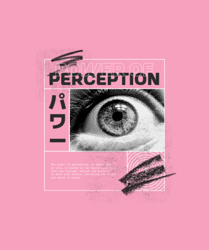 T-Shirt Design Creator Featuring a Cool Typography and a Picture