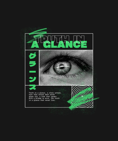 Realistic T-Shirt Design Maker With a Streetwear Style 6039e-el1